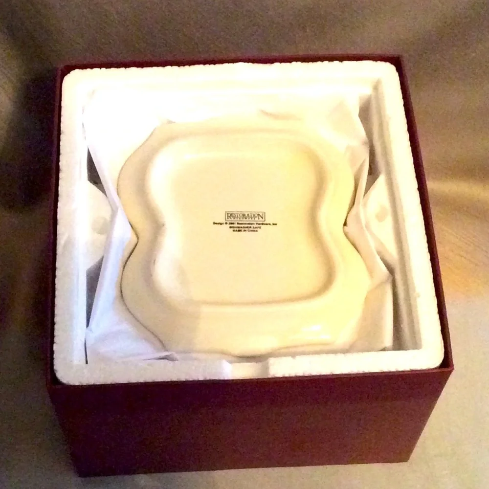 Restoration Hardware le pour duex tea for two 2 in original box 2001